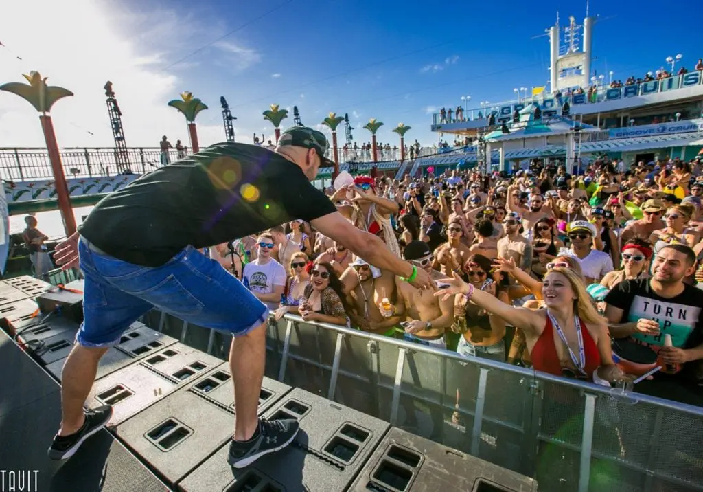 Concert Photography Interacting with Fans