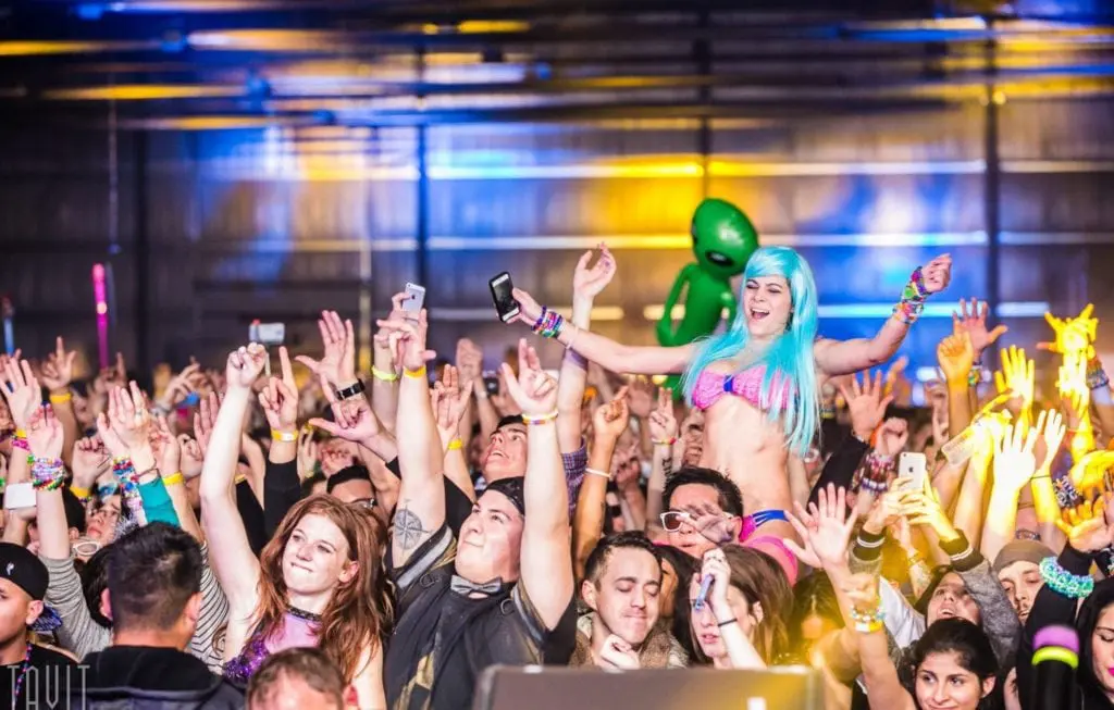 Concert Photography Raver Crowd
