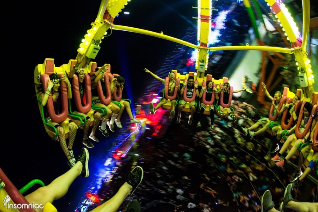 EDC Las Vegas 2014 Roller Coaster Ride