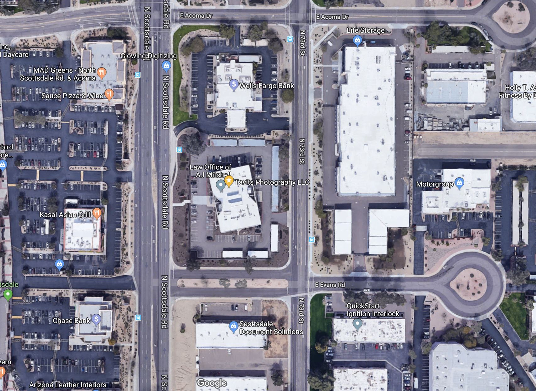 Google maps business building