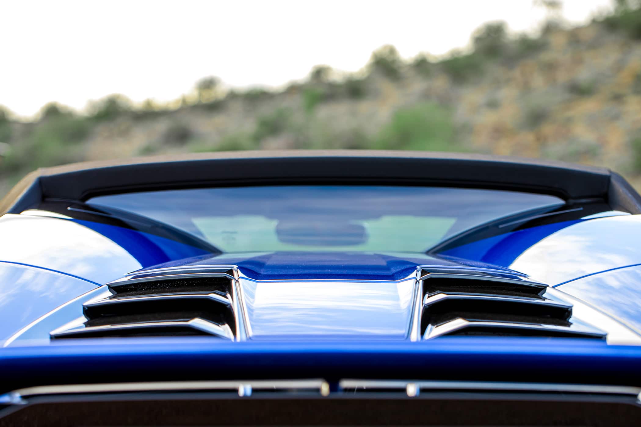 Lamborghini rear window