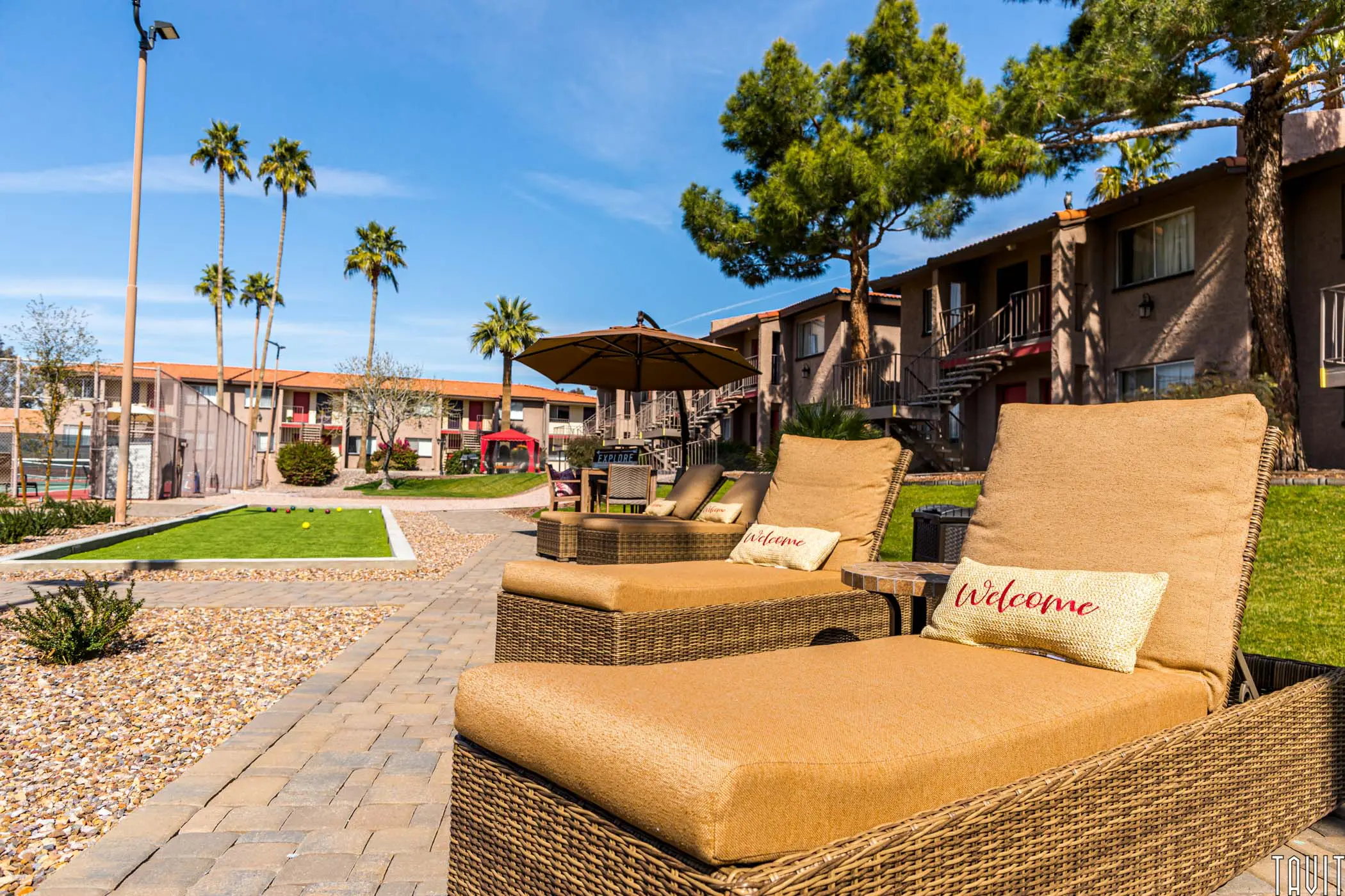 Apartment common area seating