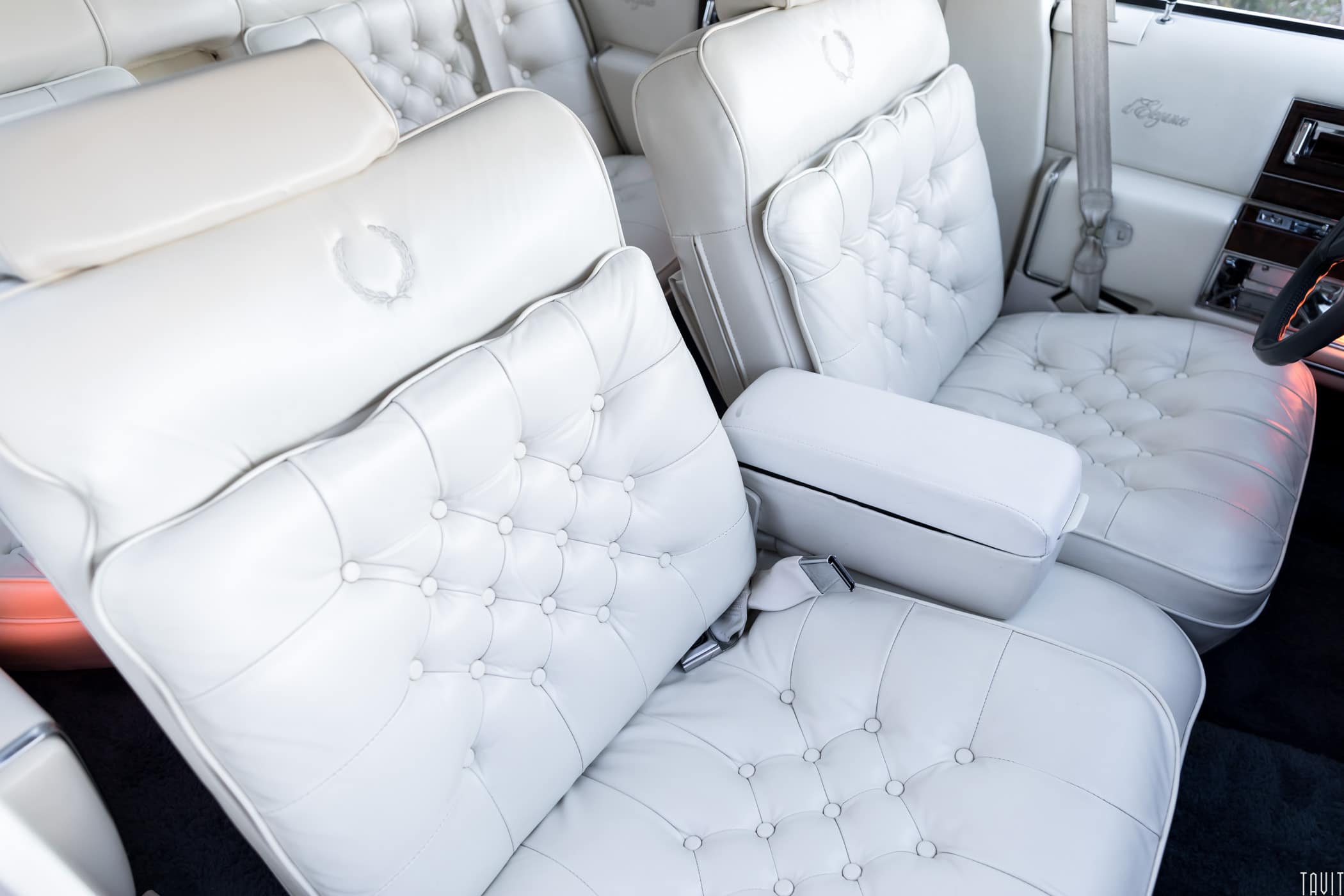 Cadillac front seats interior