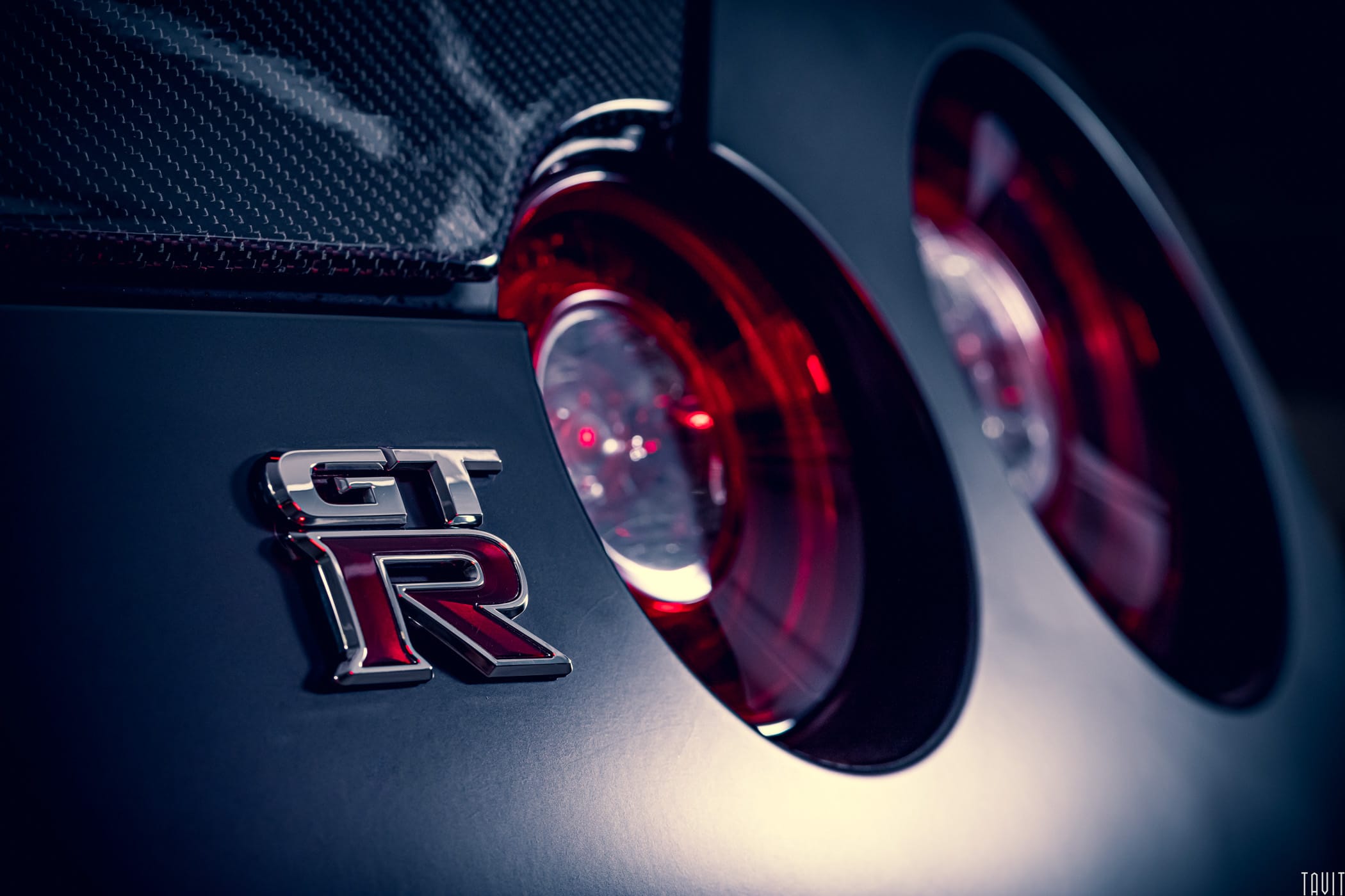 GTR badge with taillights