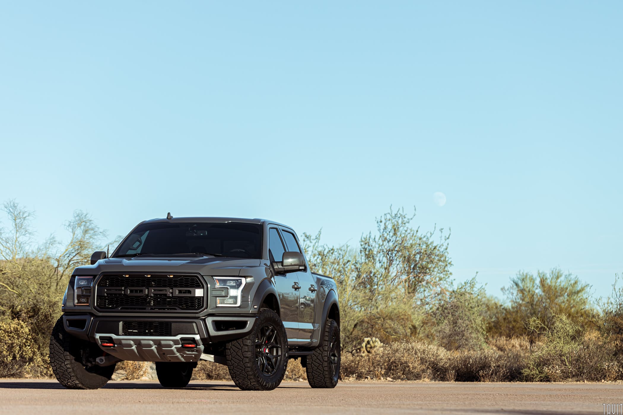 Ford Raptor in AZ desert