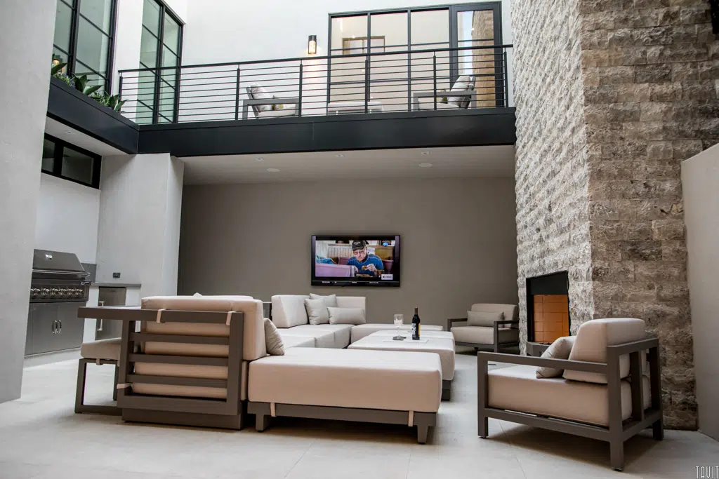 Luxury condo patio in AZ