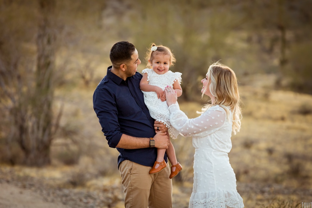 AZ desert family photo session