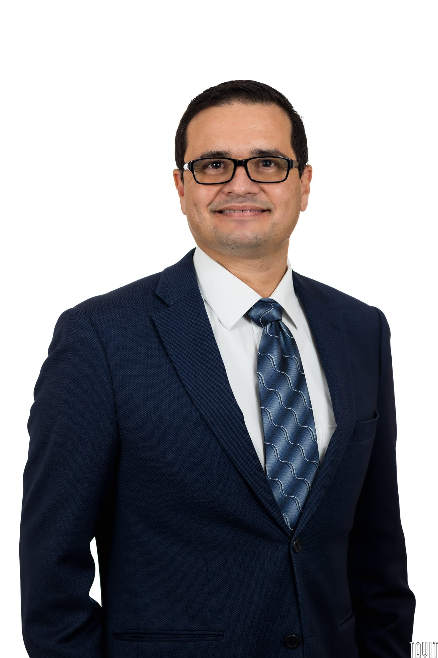 Man in suit and glasses business headshot