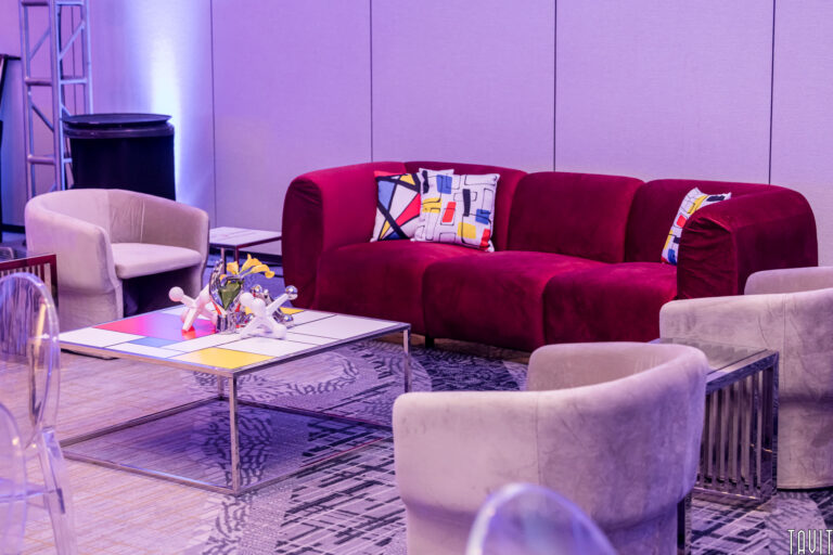 Couch lounge area with table and chairs