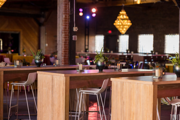 Banquette tables and chairs