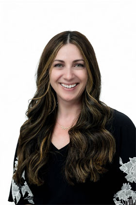woman smiling in business headshot