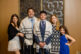 Jewish family photo at the young man's Bar Mitzvah