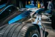 a close up of an F1 race car from the back rear of the car